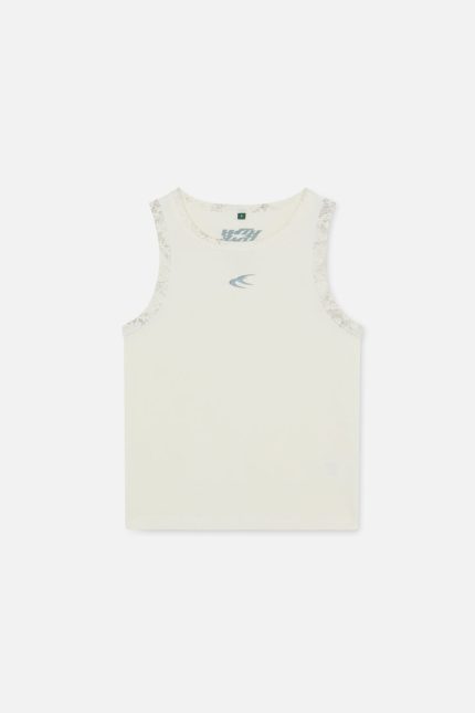Animal Ecru Waffle SCFF Tank Top
